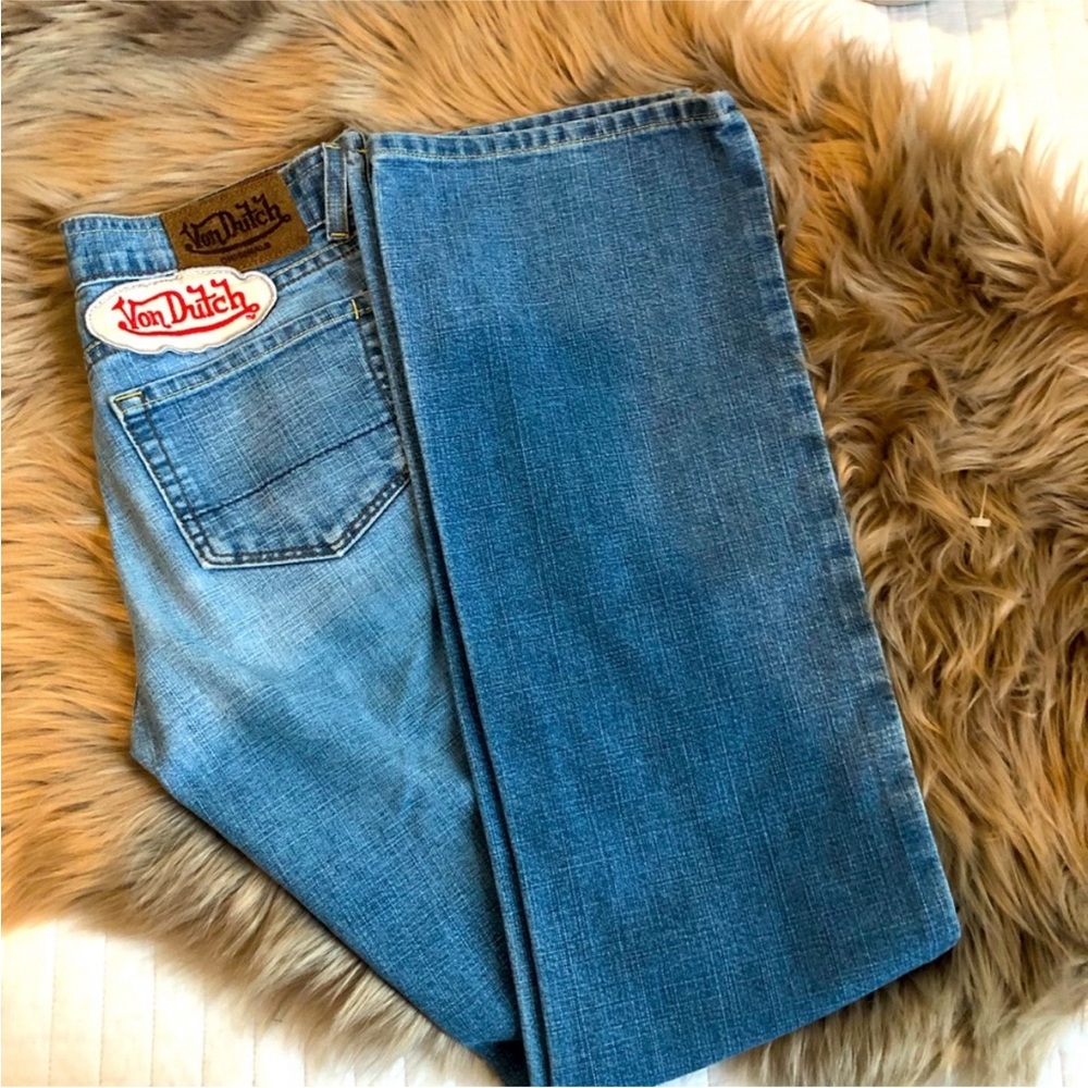 Y2K Von Dutch Jeans, EUC